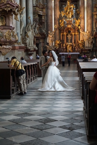 Wedding in the Church of Our Lady Victorious, Prague