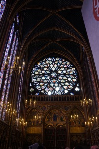 Rose window, Upper Chapel, Sainte-Chapelle, Paris