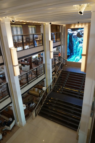 Looking at the Atrium from Deck 3